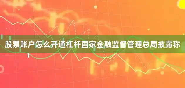股票账户怎么开通杠杆国家金融监督管理总局披露称